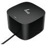HP Dock Thunderbolt G4 4J0A2AA - Base de acoplamiento con 100W, HDMI, DisplayPort, RJ45, USB-C PD, compatible Windows/Mac/Chrome OS, Negro